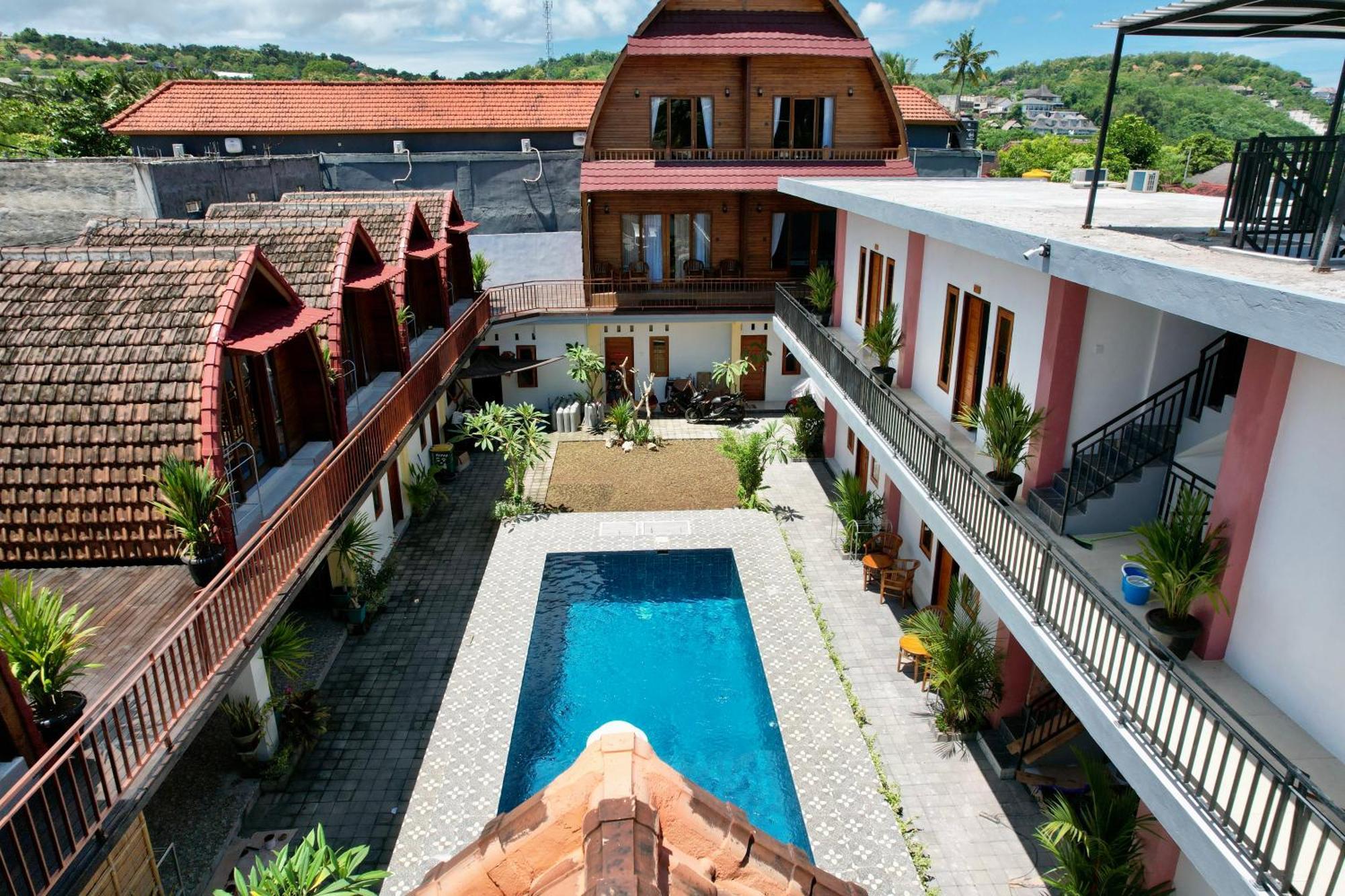 Toyapakeh Garuda Hostel & Accomodation Nusa Penida מראה חיצוני תמונה