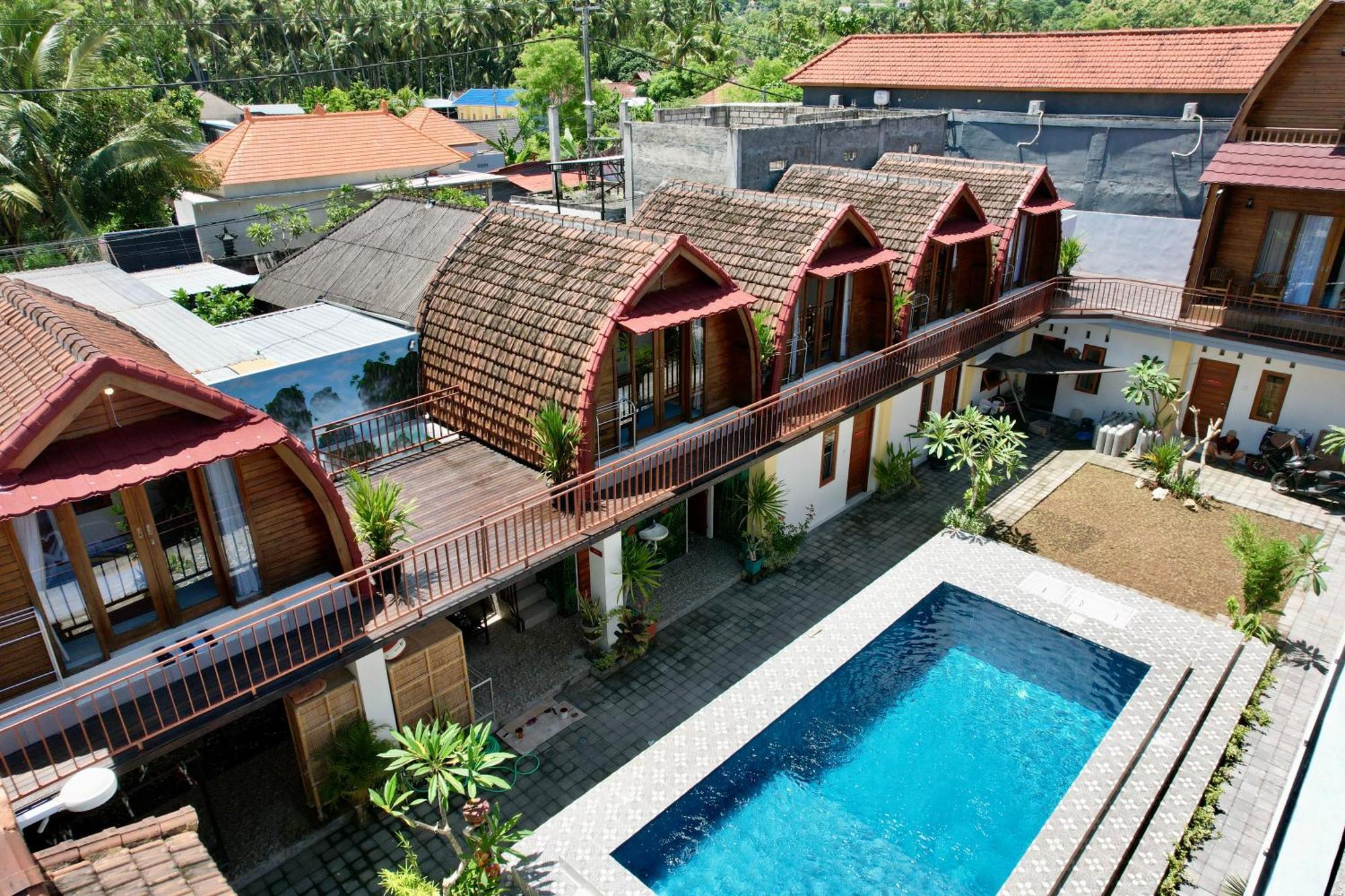 Toyapakeh Garuda Hostel & Accomodation Nusa Penida מראה חיצוני תמונה