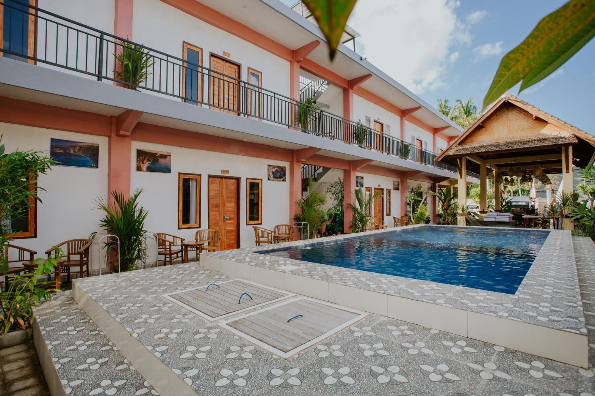 Toyapakeh Garuda Hostel & Accomodation Nusa Penida מראה חיצוני תמונה