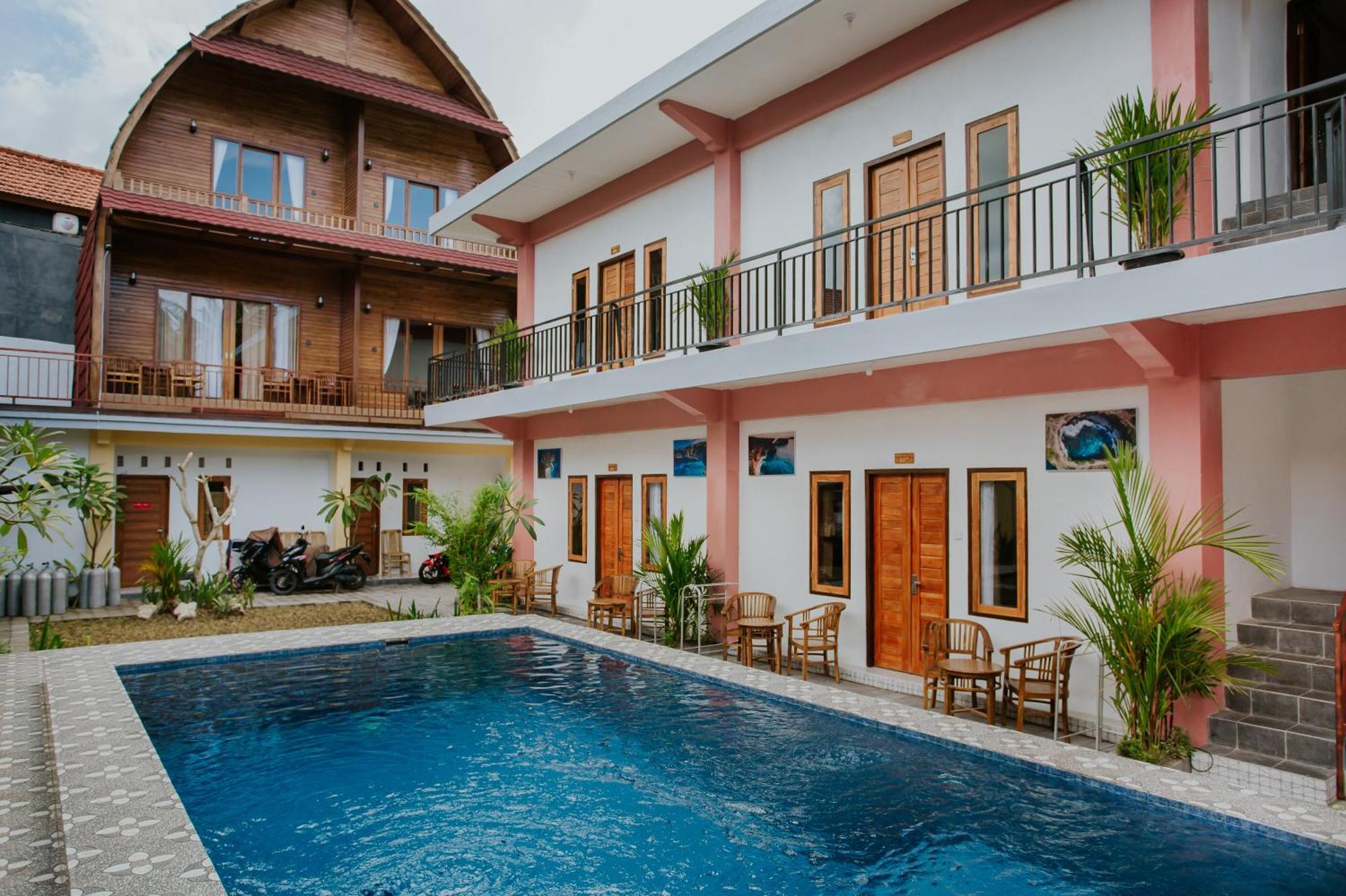 Toyapakeh Garuda Hostel & Accomodation Nusa Penida מראה חיצוני תמונה