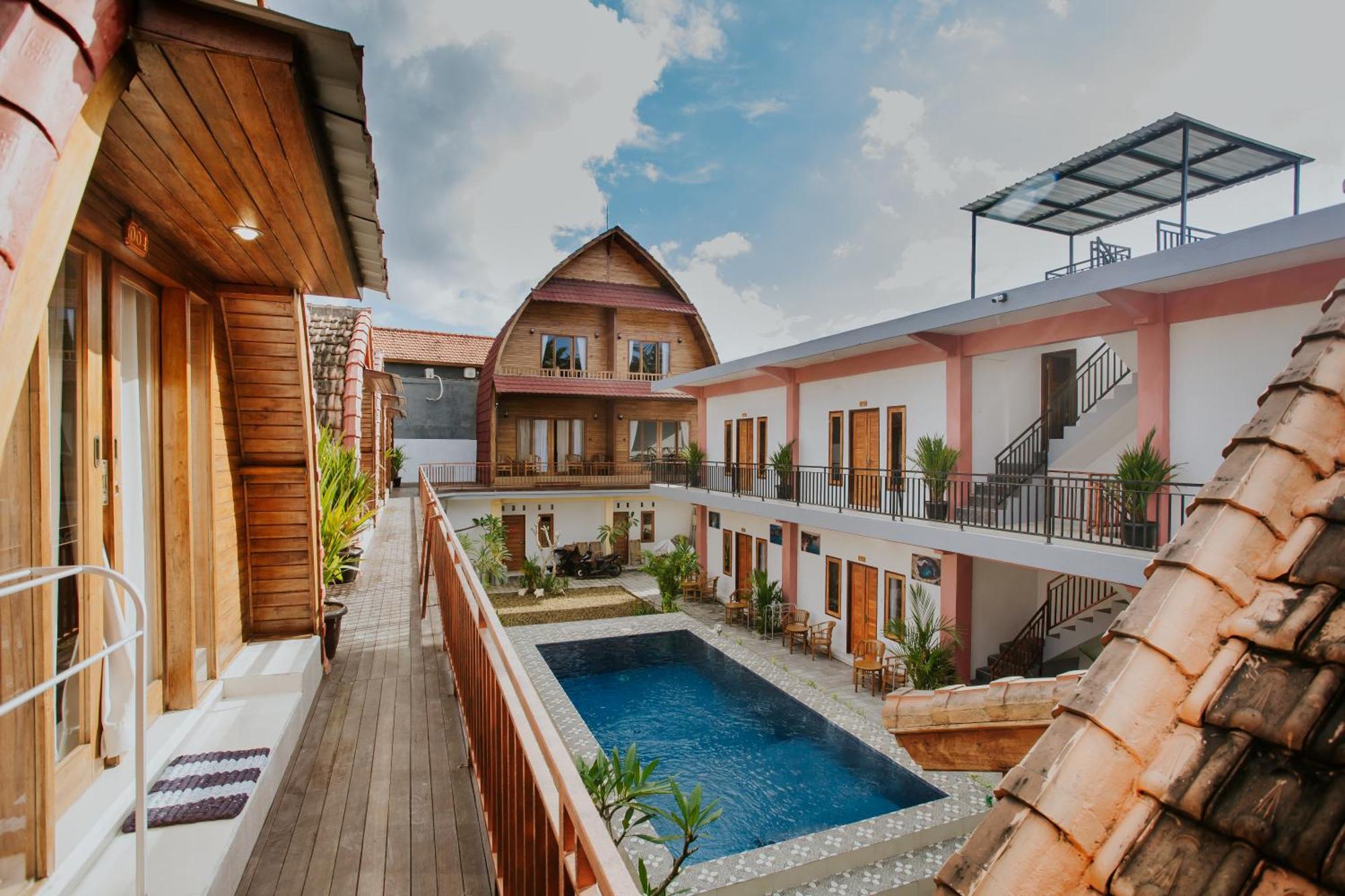 Toyapakeh Garuda Hostel & Accomodation Nusa Penida מראה חיצוני תמונה