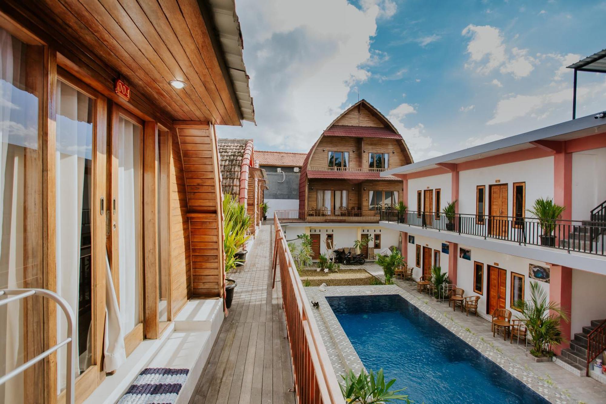 Toyapakeh Garuda Hostel & Accomodation Nusa Penida מראה חיצוני תמונה